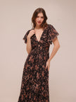 Agathe Halterneck Maxi Dress