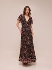 Agathe Halterneck Maxi Dress