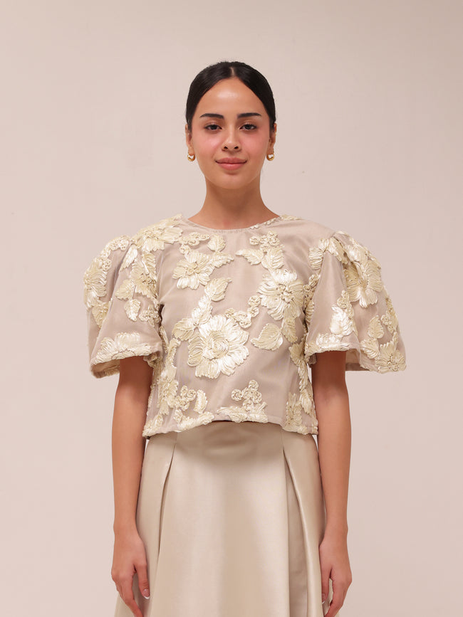 Jardin Puff Sleeve Top