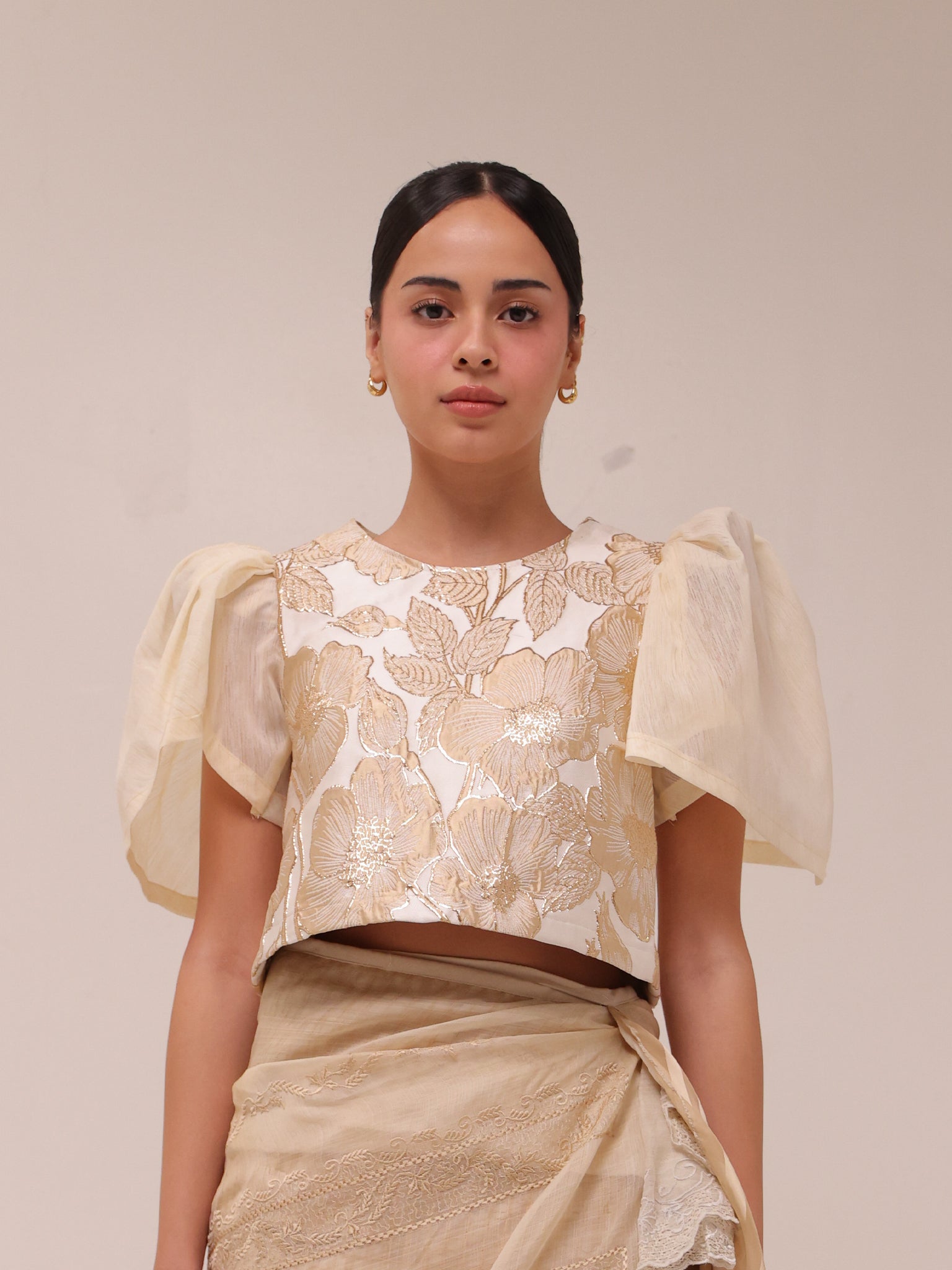 Floral Embroidered Top