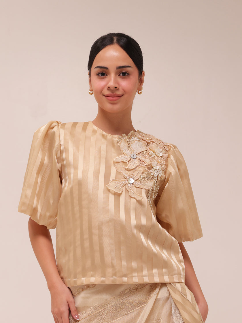 Luntian Filipiniana Top