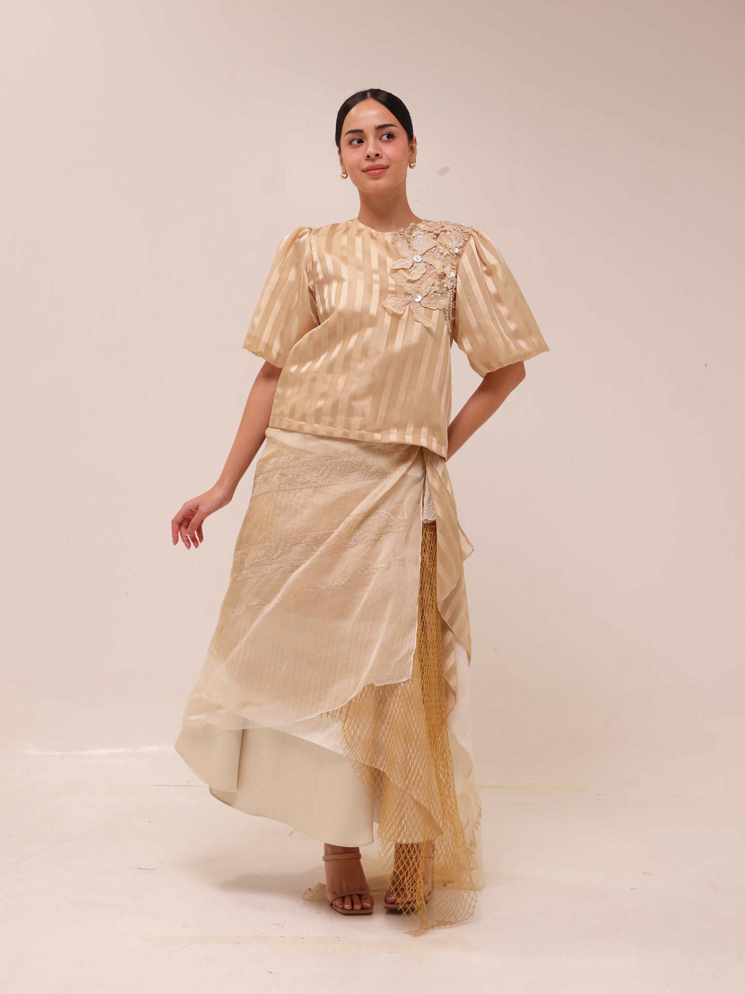 Luntian Filipiniana Top