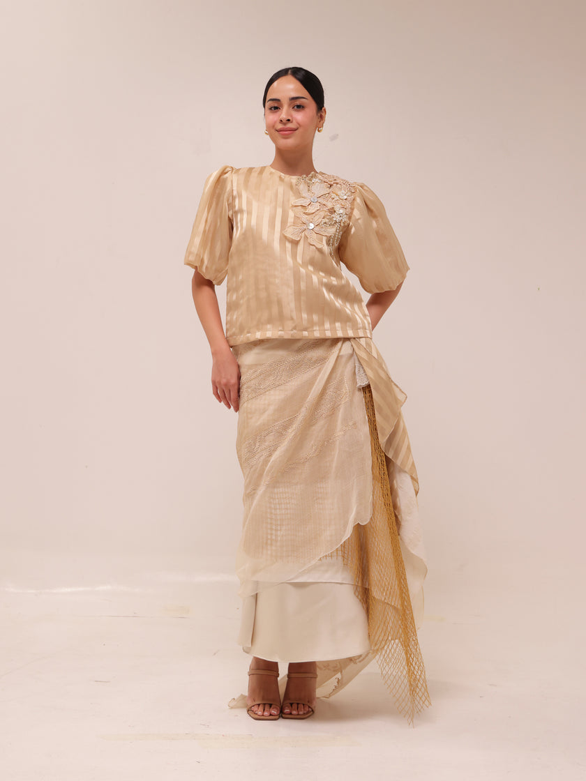 Luntian Filipiniana Top