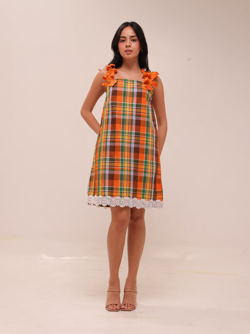Checkered Shift Dress