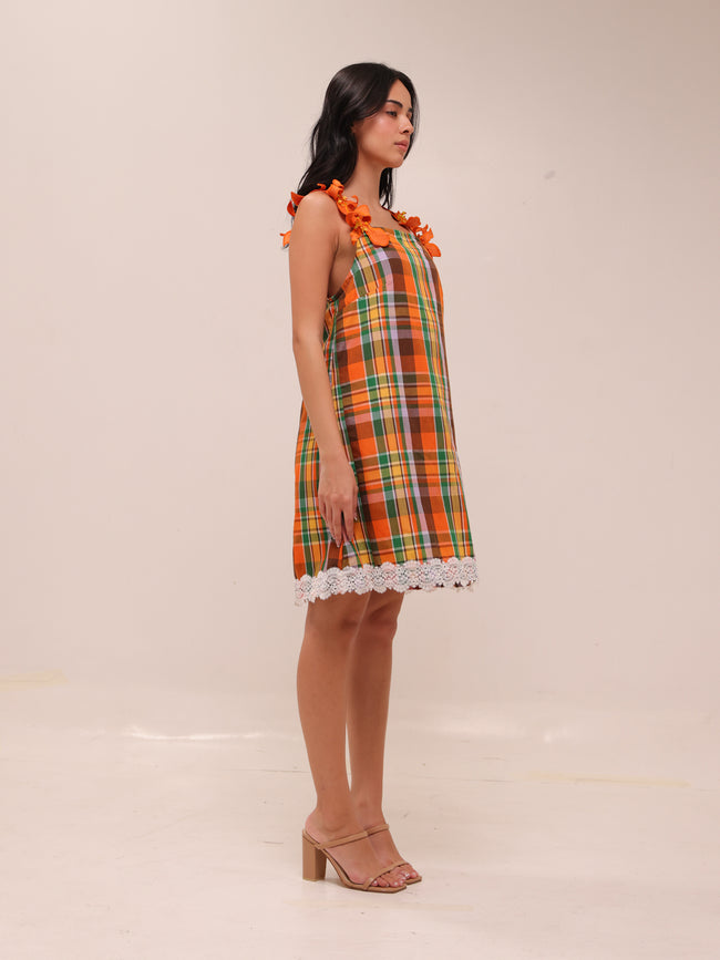 Checkered Shift Dress