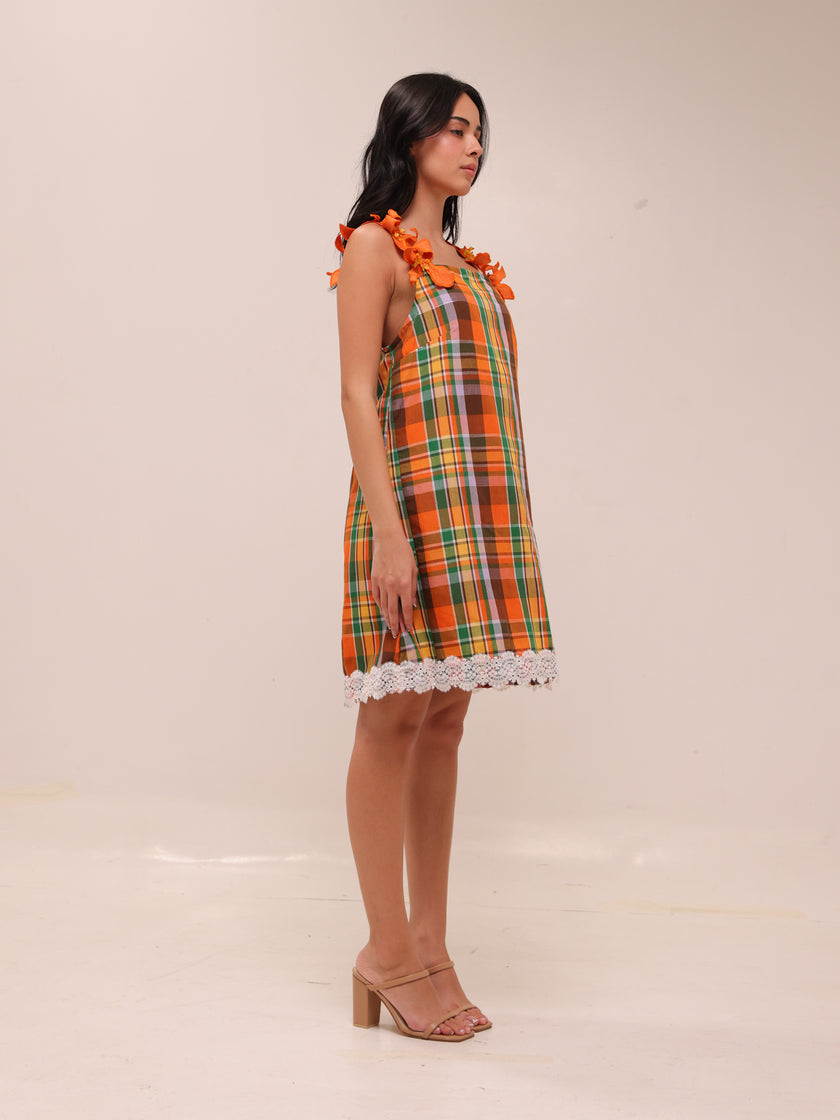 Checkered Shift Dress