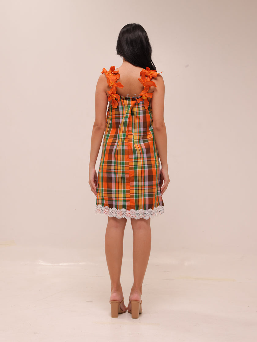 Checkered Shift Dress