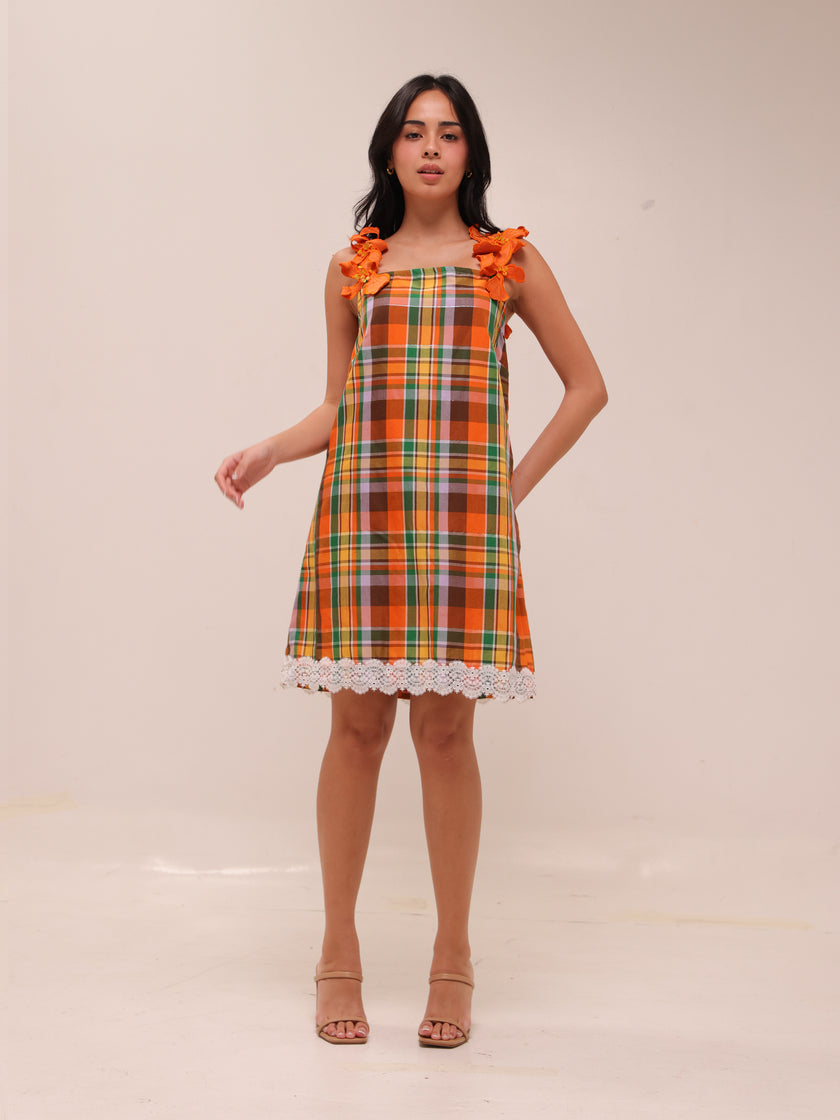 Checkered Shift Dress