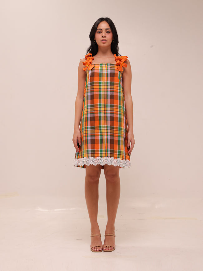 Checkered Shift Dress