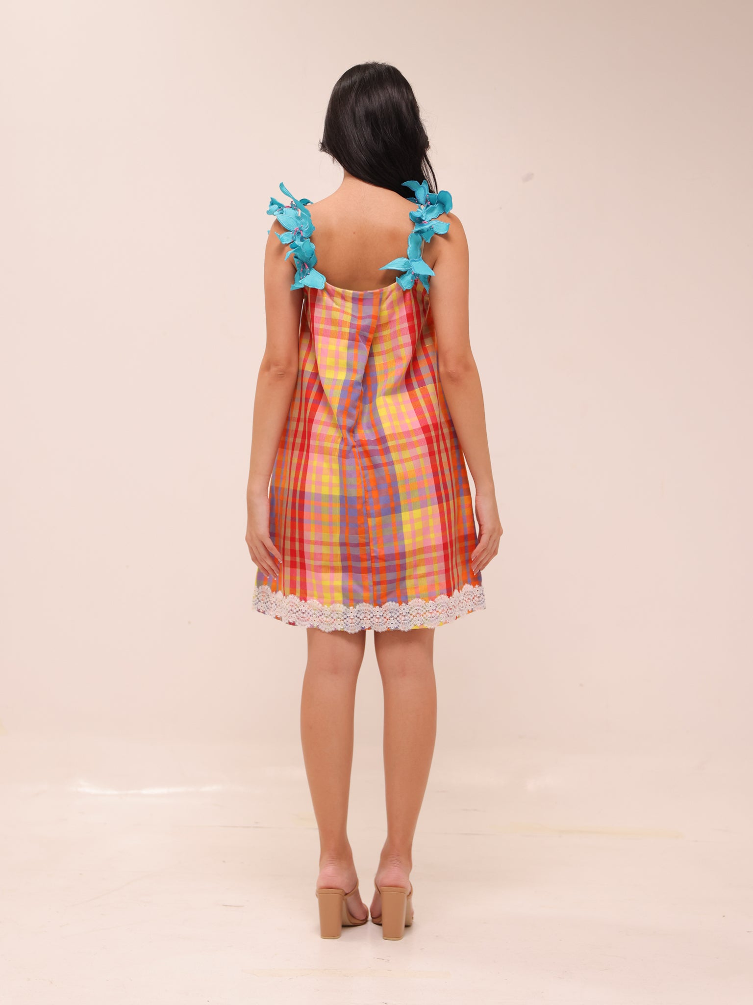 Sorbet Plaid Mini Dress