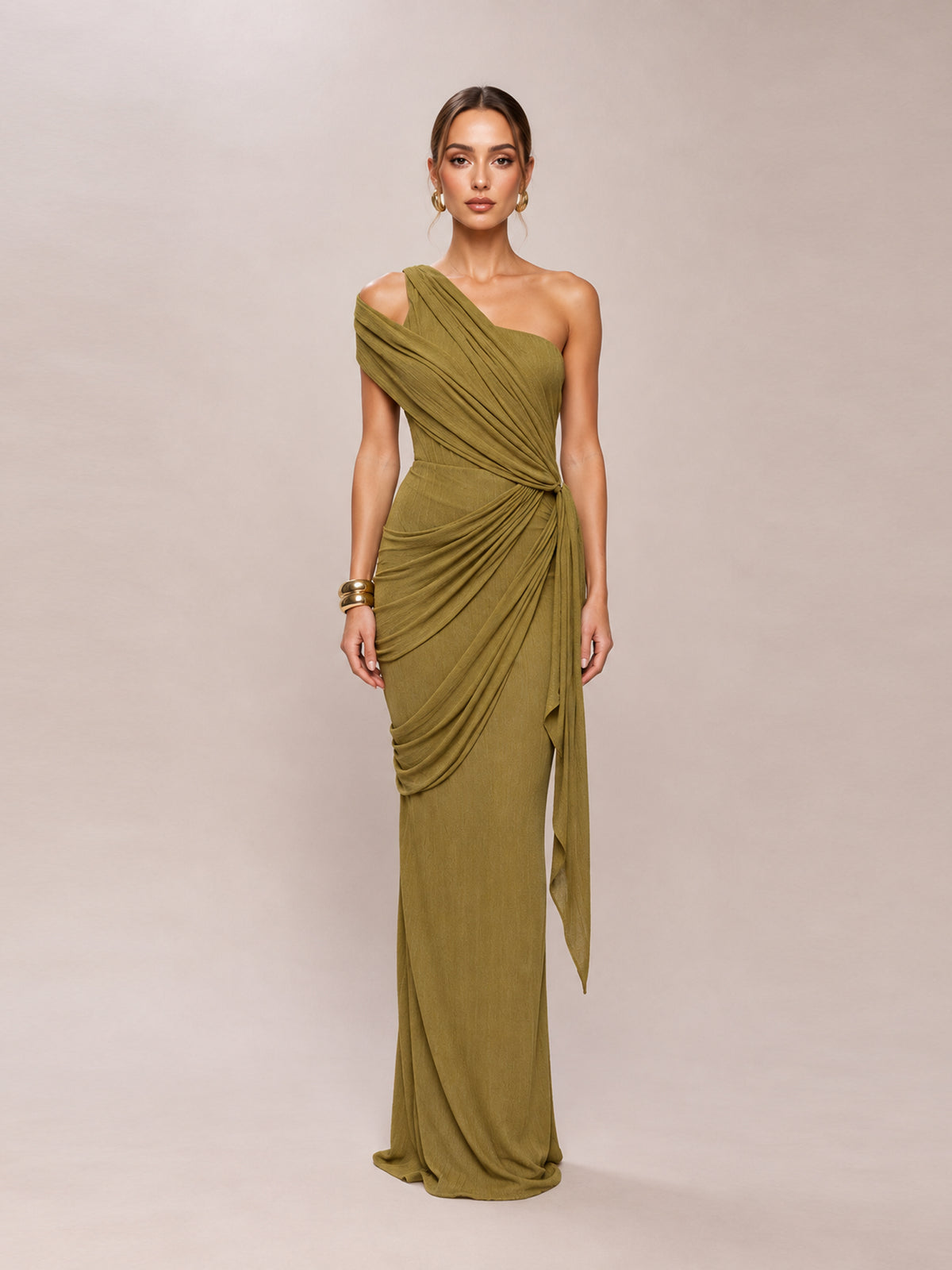 Moss Lovina Drape Dress