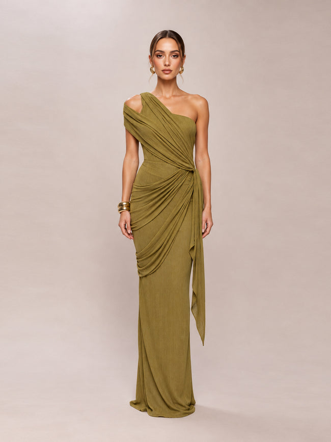 Moss Lovina Drape Dress