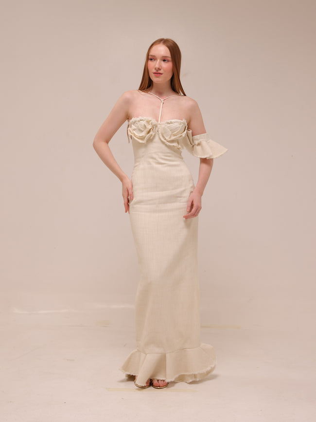 Le Raphia 'La Robe Artichaut' Maxi Dress
