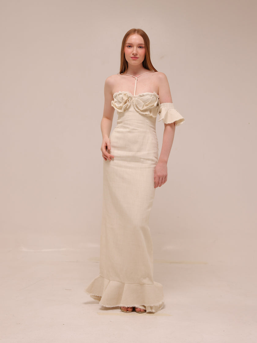 Le Raphia 'La Robe Artichaut' Maxi Dress