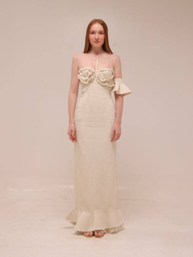 Le Raphia 'La Robe Artichaut' Maxi Dress