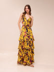 Nature’s Eloquence Tiered Maxi Dress