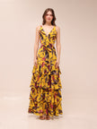 Nature’s Eloquence Tiered Maxi Dress
