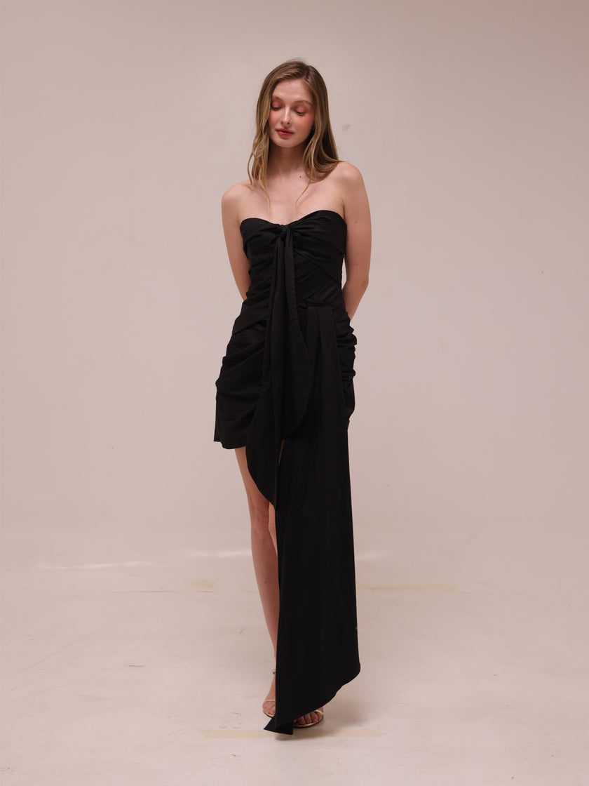Soak Up The Sun Draped Mini Dress