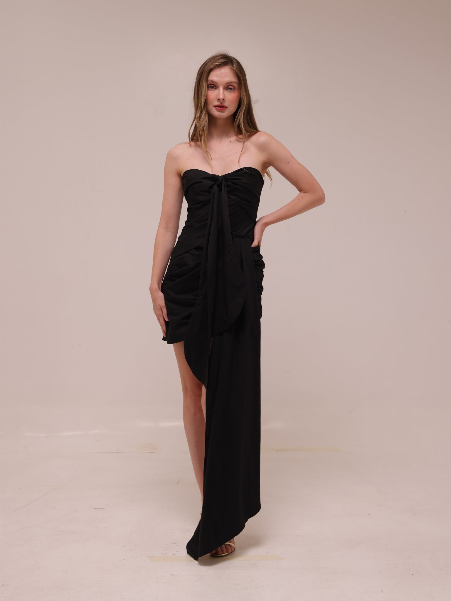 Soak Up The Sun Draped Mini Dress