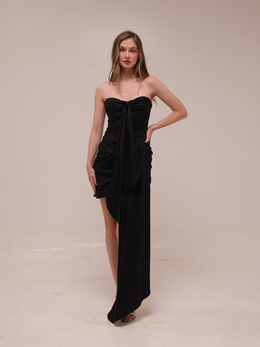 Soak Up The Sun Draped Mini Dress