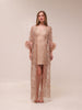 Lumière Feather Embellished Robe Set