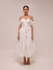 Fleur Off-Shoulder Midi Dress