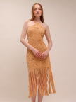 Alisa Fringe Dress