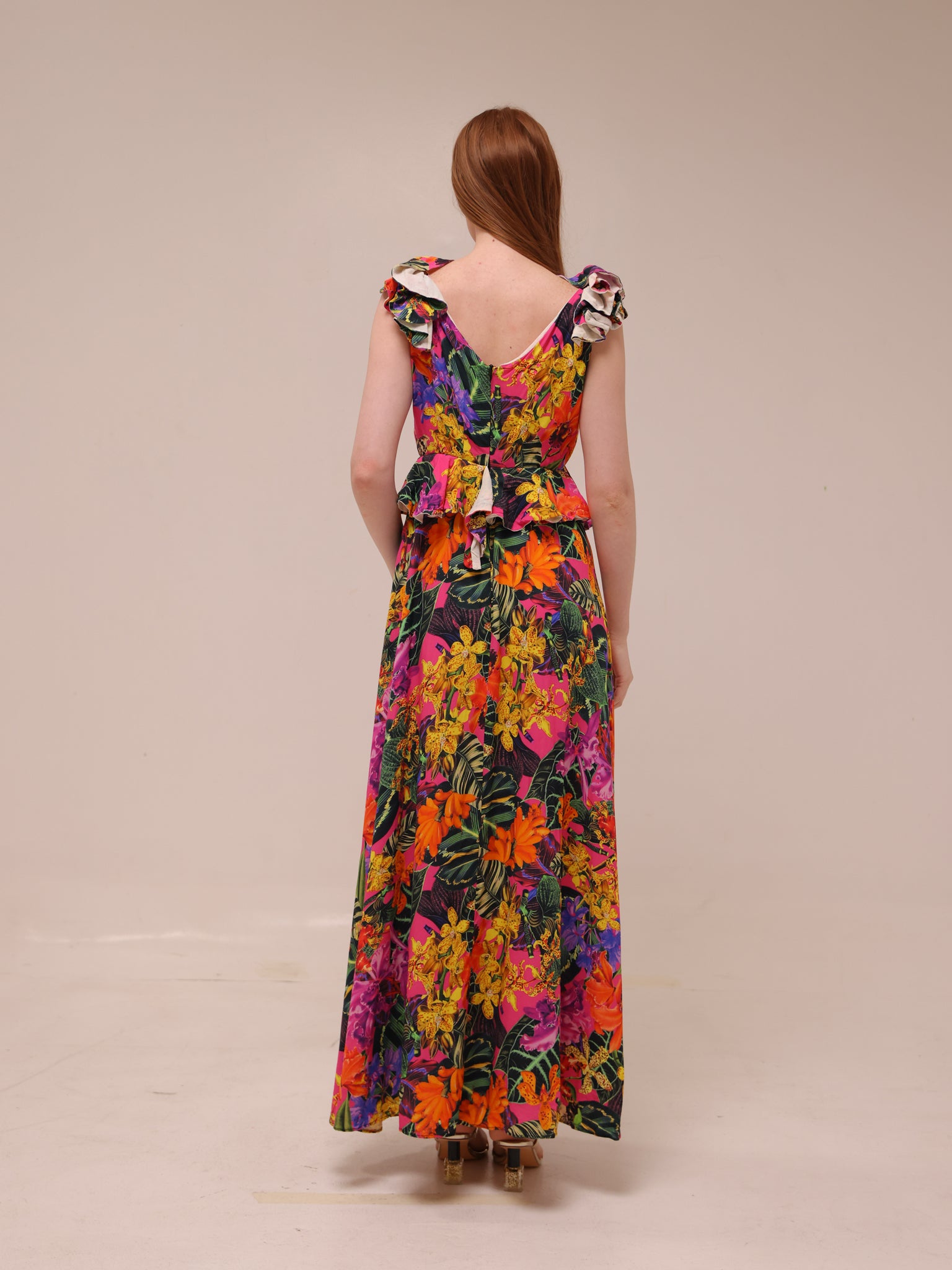 Solara Jungle Maxi Dress