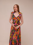 Solara Jungle Maxi Dress
