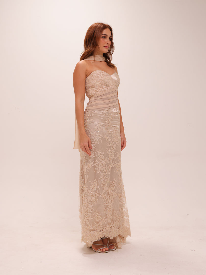 Champagne Étoile Gown