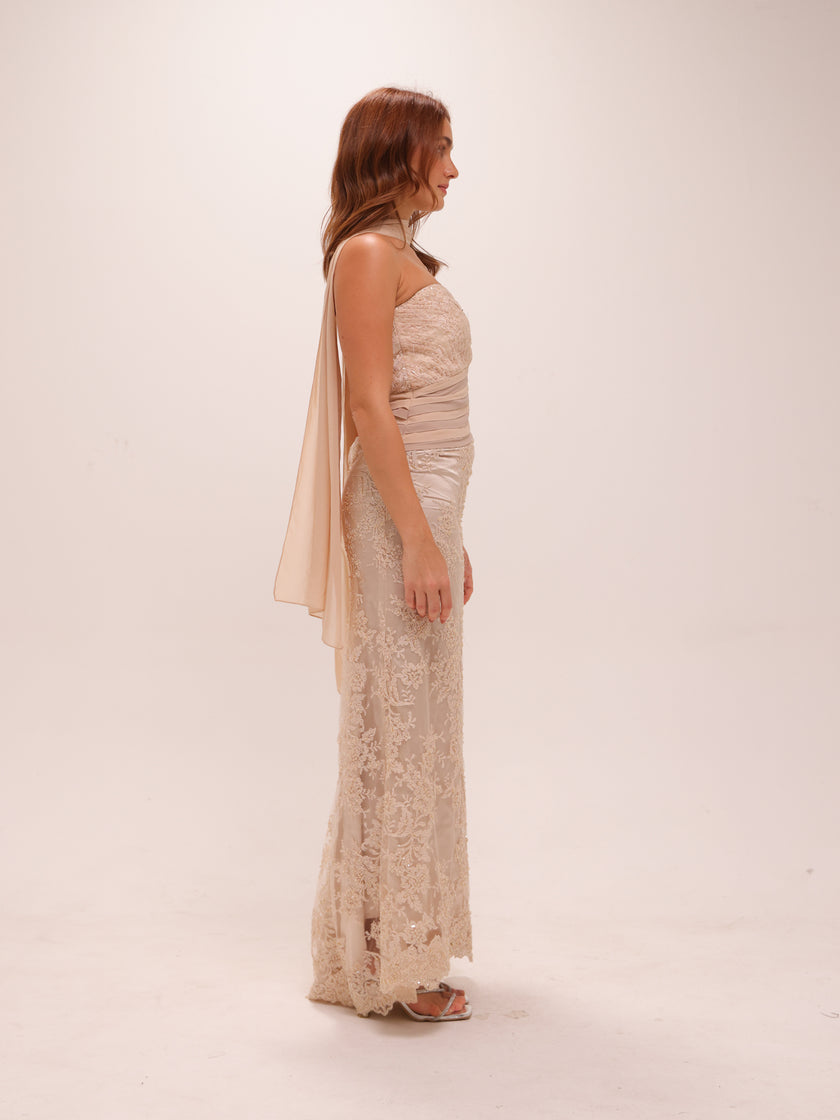 Champagne Étoile Gown