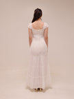 Sienna Cotton Smocked Milkmaid Maxi Dress