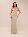 Sage Low Back Gown