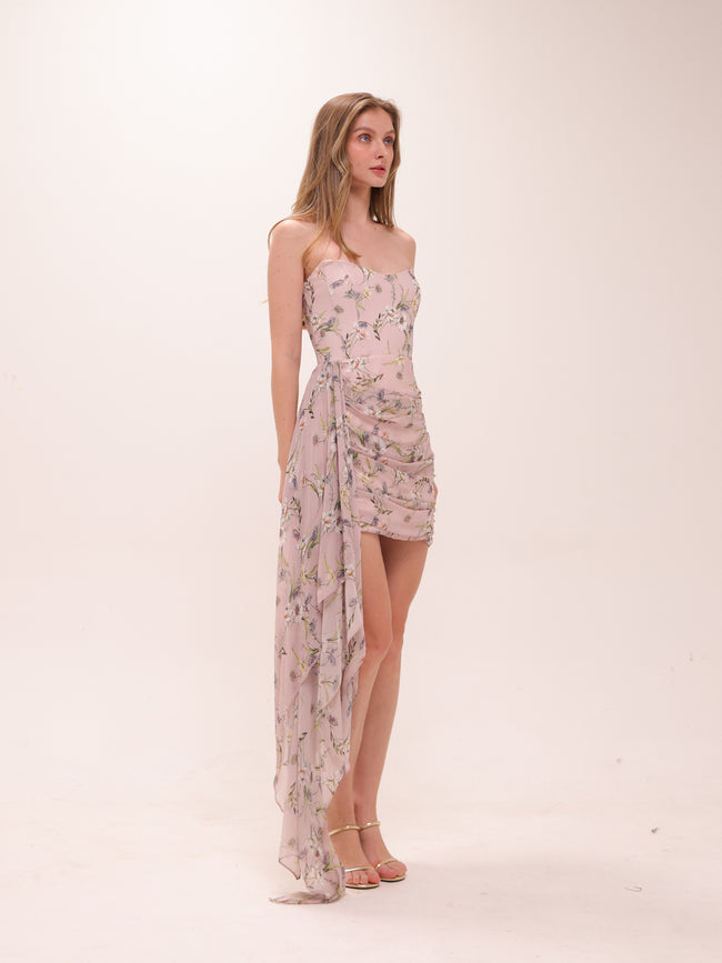 Chasing Dawn Strapless Mini Dress