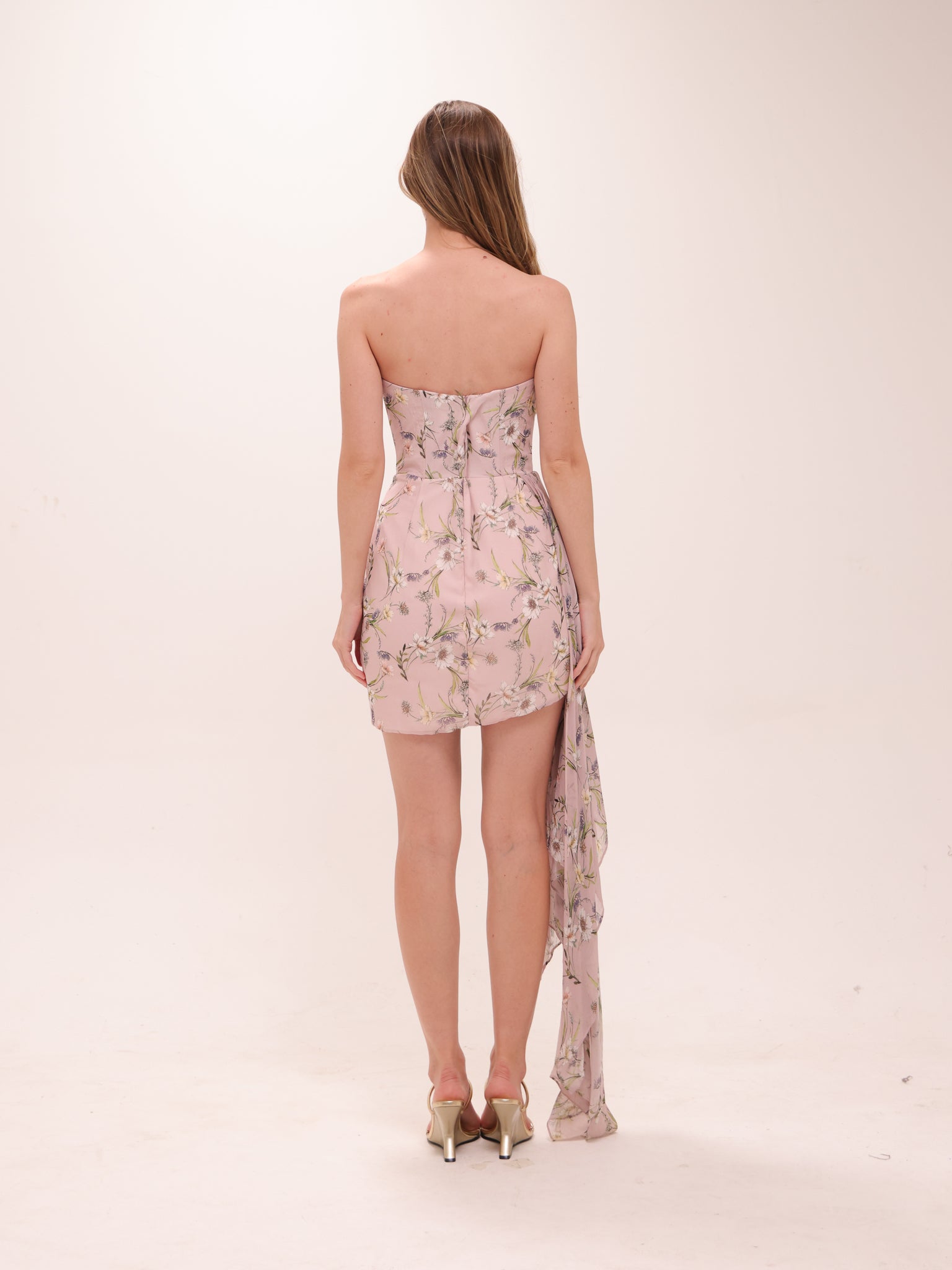 Chasing Dawn Strapless Mini Dress