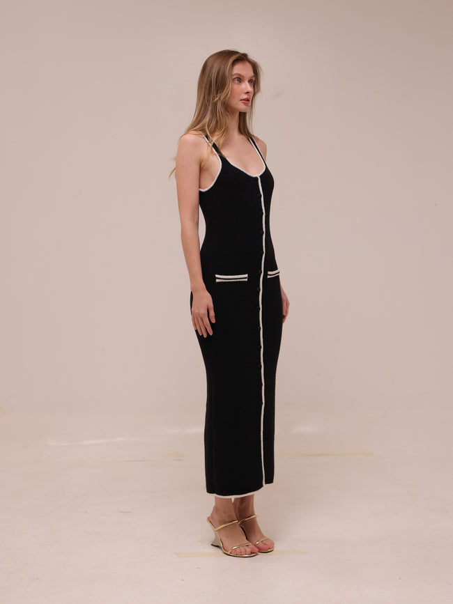 Marianna Havilah Midi Dress in Black
