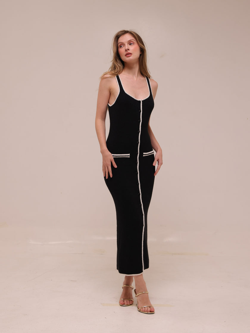 Marianna Havilah Midi Dress in Black