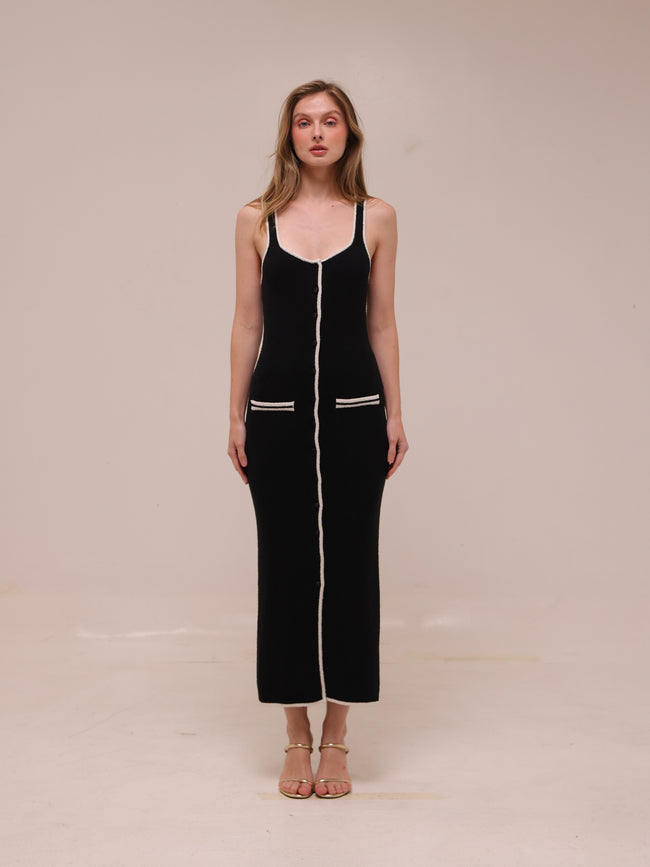 Marianna Havilah Midi Dress in Black