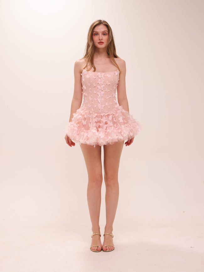 Andarah Dress in Pink