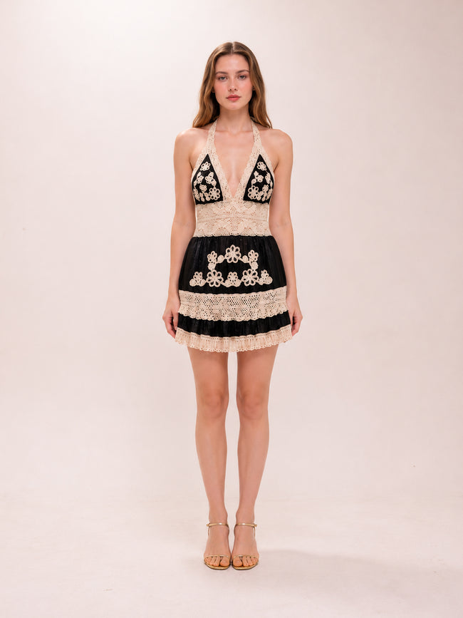 Ibiza Black Mini Dress