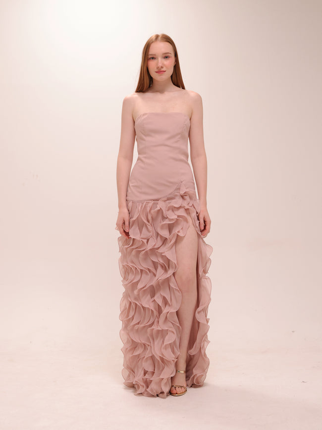 Rori Gown in Mauve