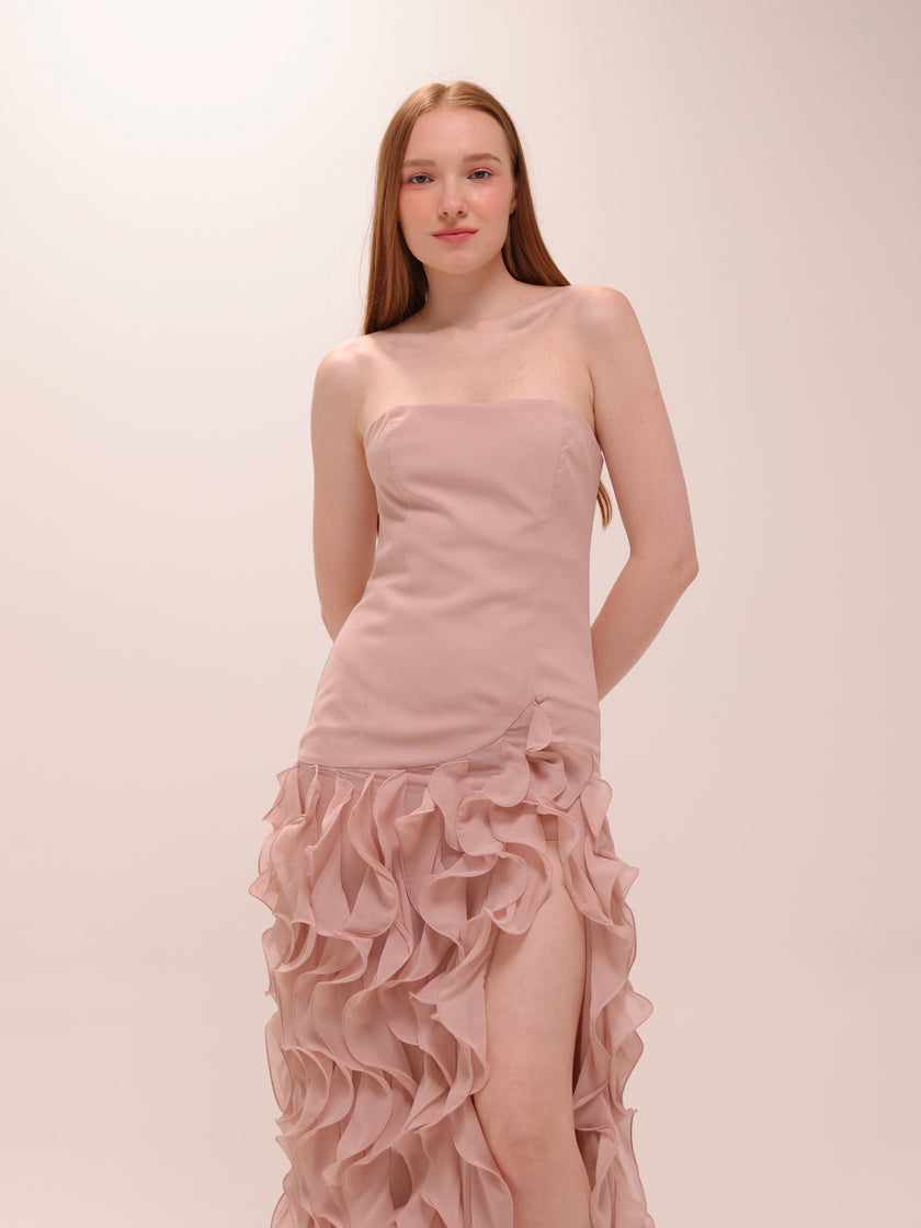 Rori Gown in Mauve