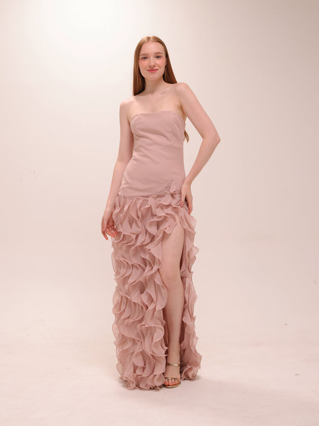 Rori Gown in Mauve