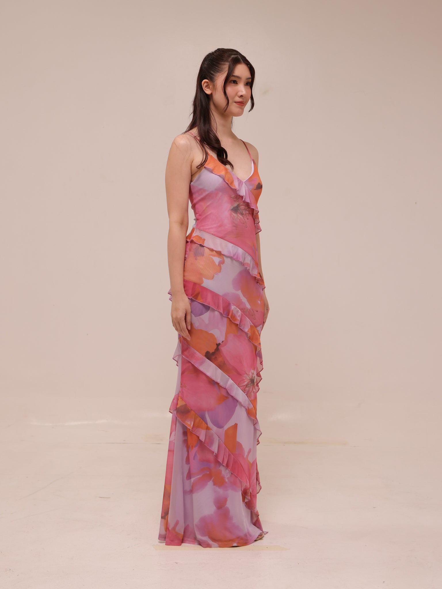 Araceli Ruffle Maxi Dress