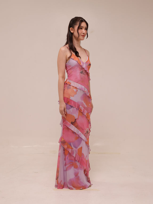Araceli Ruffle Maxi Dress
