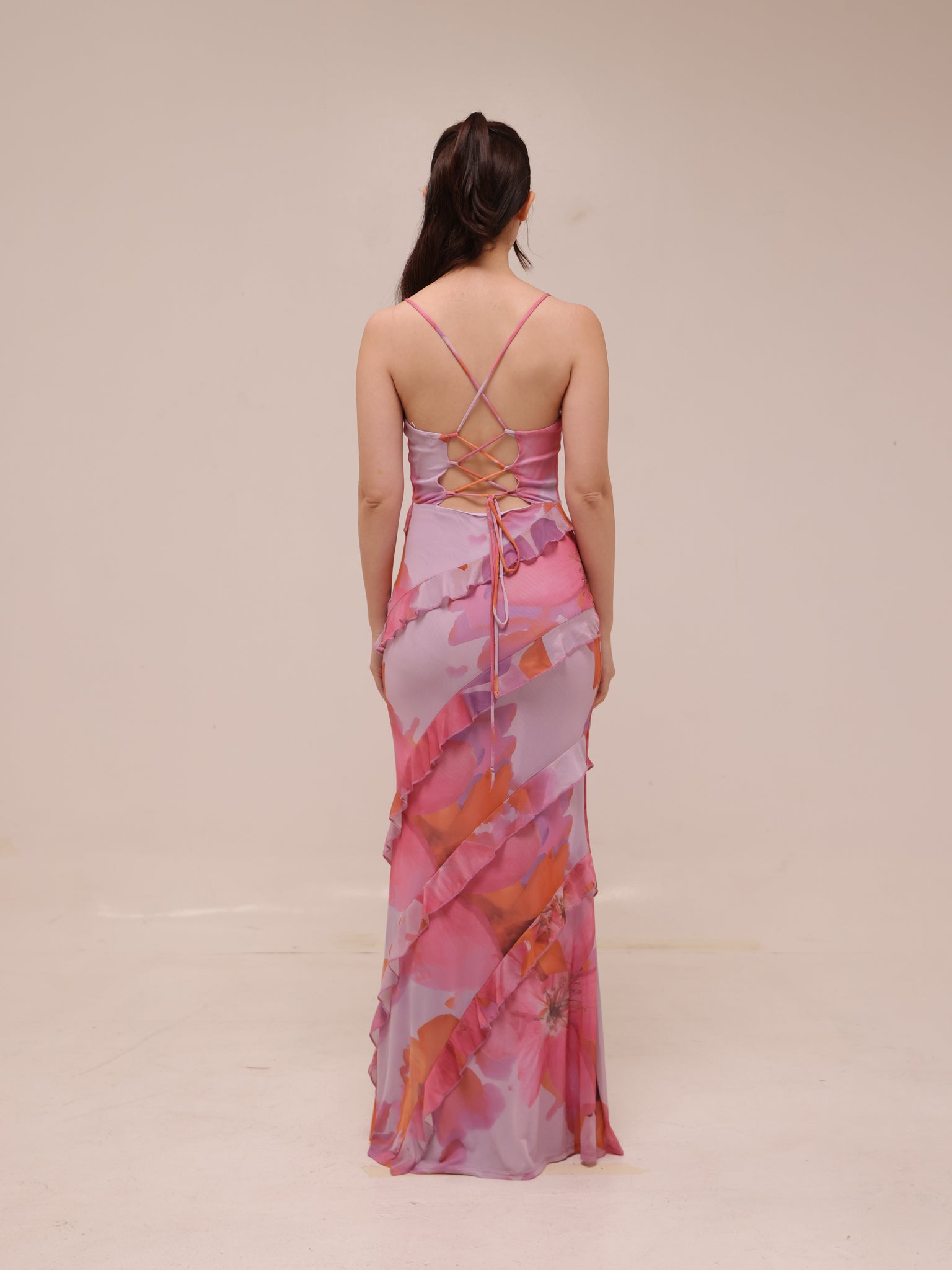 Araceli Ruffle Maxi Dress