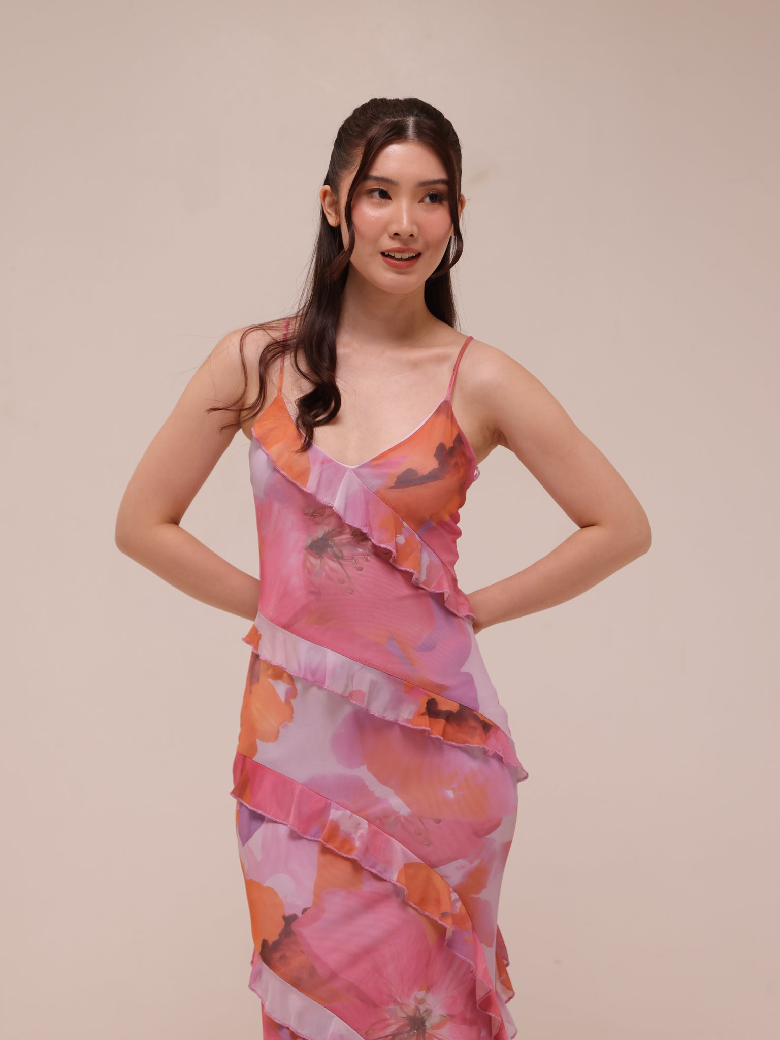 Araceli Ruffle Maxi Dress