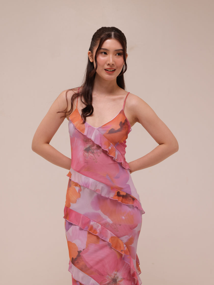 Araceli Ruffle Maxi Dress