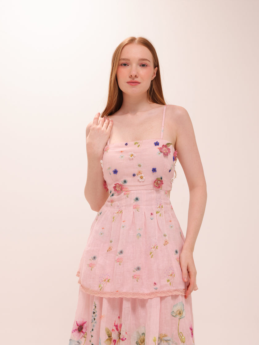 Rosalie Tiered Floral Maxi Dress