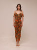 Sorelle Floral Ruffle Midi